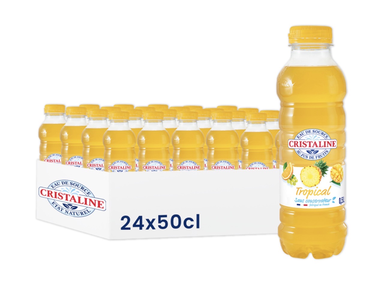 CRISTALINE TROPICAL - PET - 50 CL * 24