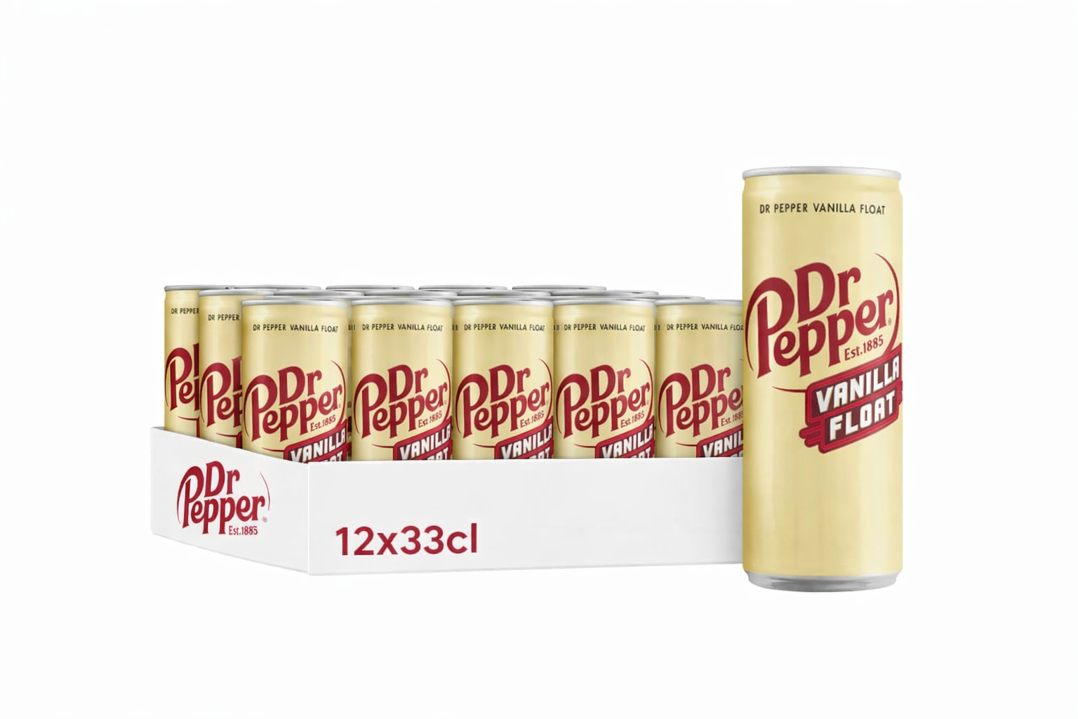 DR PEPPER VANILLA A FLOAT 33 CL * 12 (BE)