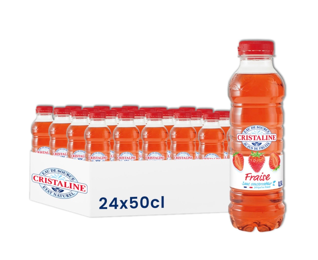 CRISTALINE FRAISE PET 50 CL * 24