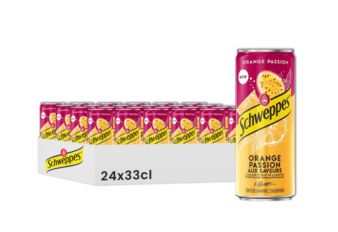 SCHWEPPES ORANGE PASSION - 33 CL * 24 (BE)