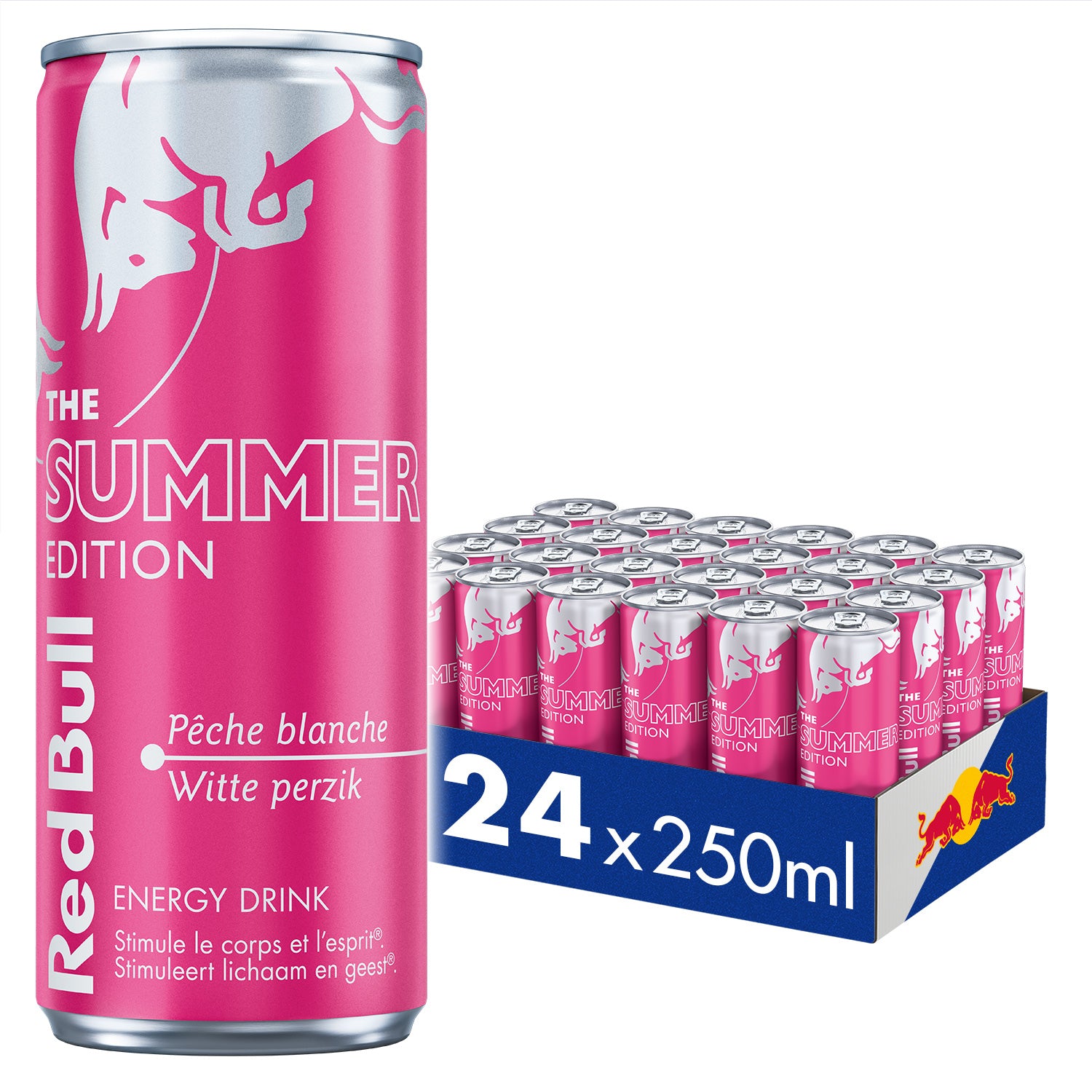 RED BULL PÊCHE BLANCHE 25 CL * 24 (BE)