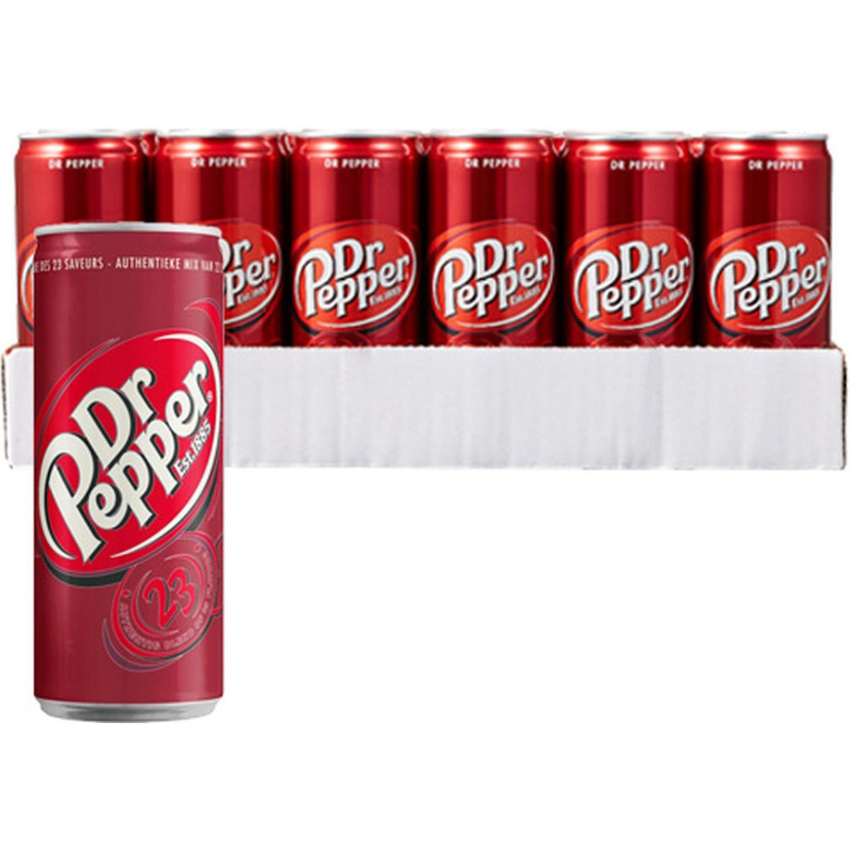 DR PEPPER - SLIM - 33 cl x 4 x 6 ( PACK DE 24)