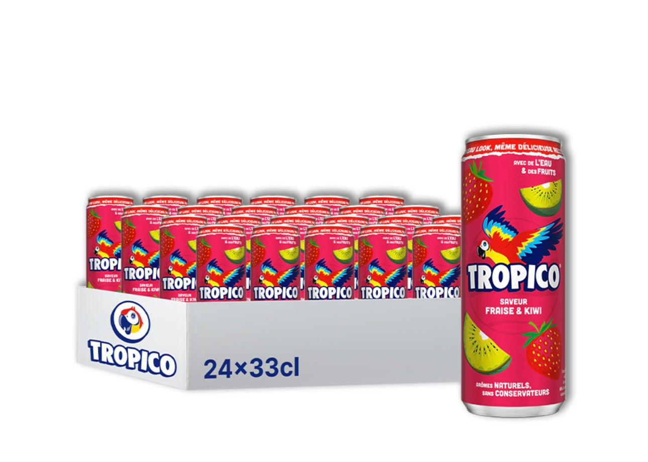 TROPICO FRAISE KIWI - SLIM - 33 CL X 24 (BE)
