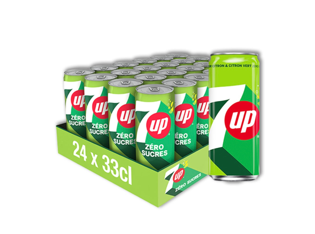 ZEVEN UP - SLIM - 33 CL X 24 (BE)