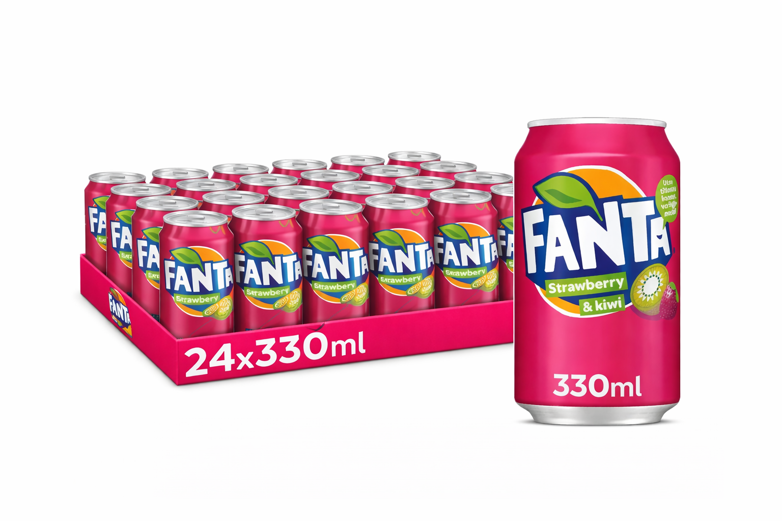 FANTA FRAISE KIWI - CAN - 33 CL X 24 (DK)