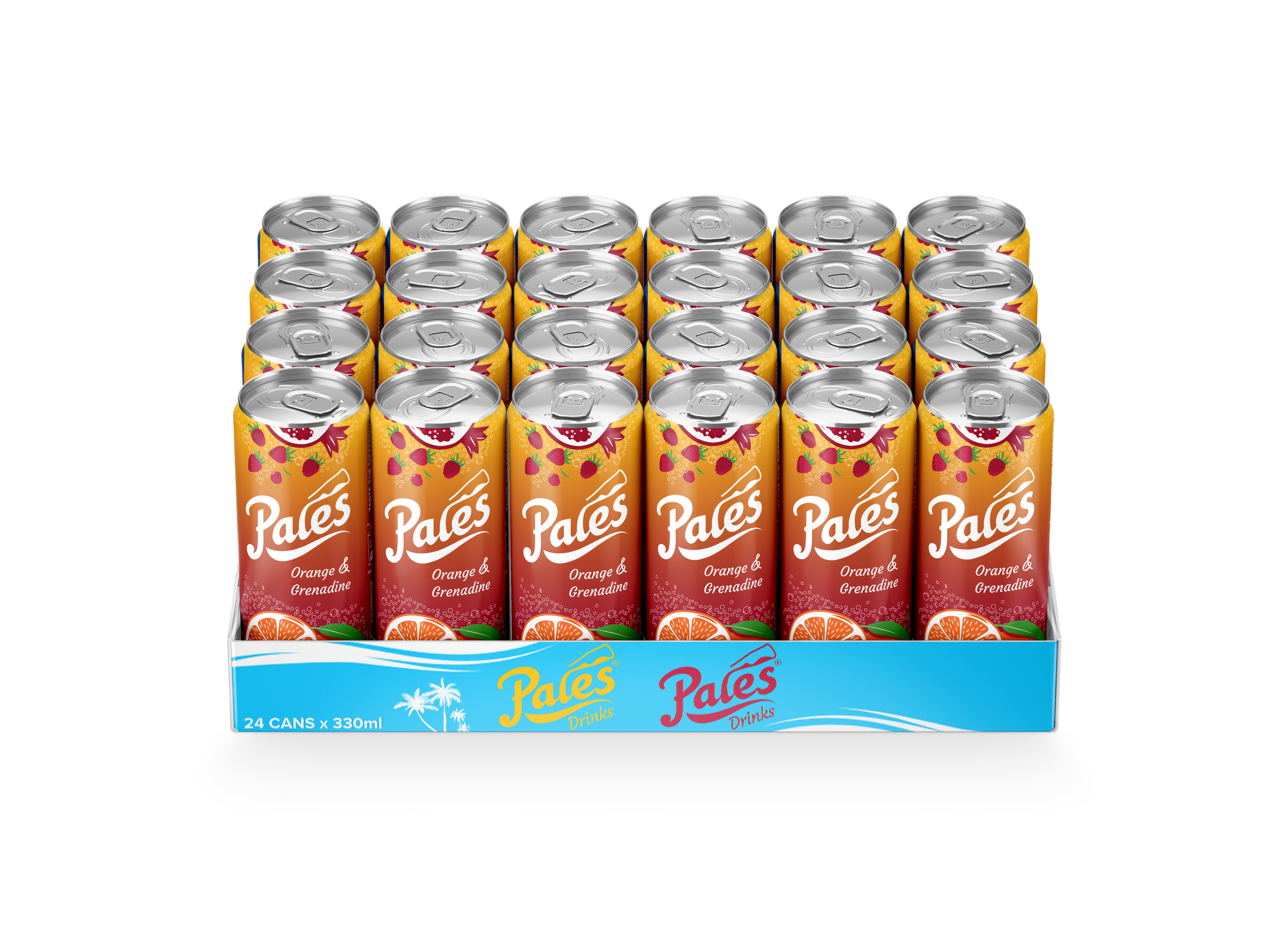 PALES ORANGE GRENADINE 33 CL * 24