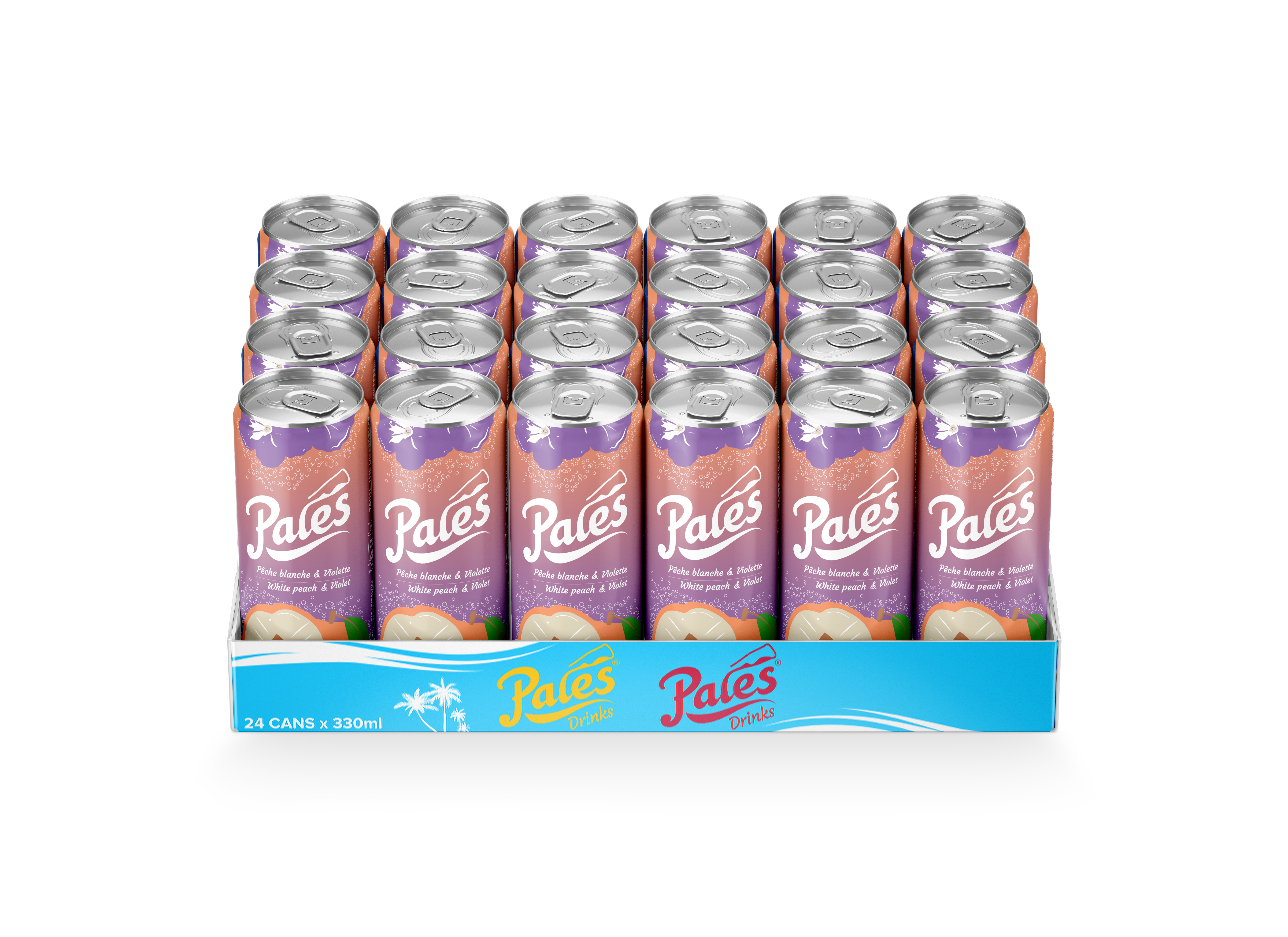 PALES PÊCHE BLANCHE & VIOLETTE 33 CL * 24